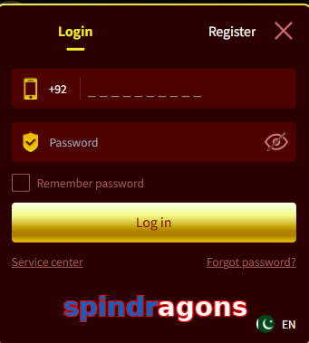 Spindragons login preview